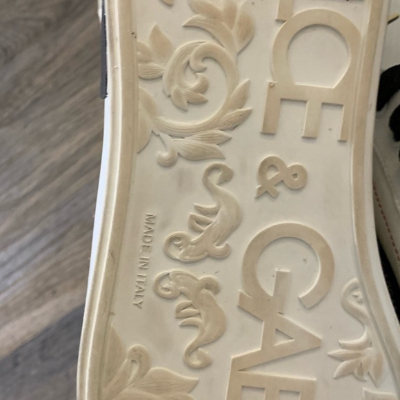 Dolce & Gabbana Calfskin Nappa  Portofino Sneakers Size 8.5 38.5IT - Picture 12 of 12